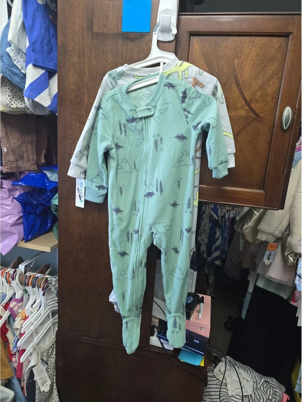 18m brand new fleece, footed pajamas from carter's item 12G4